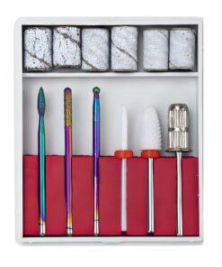 Manikiūro ir pedikiūro antgalių rinkinys