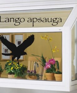 Lipdukas Apsaugai Nuo Paukščių Atsitrenkimo Į Langus