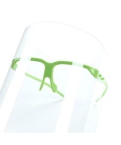 Apsauginis veido skydelis - kaukė iš PVC plastiko.