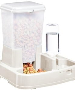 Automatinis vandens ir sauso pašaro dozatorius gyvūnams