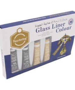 Kontūriniai dažai stiklui „Glass Liner Colour“ (6 vnt. rinkinys)