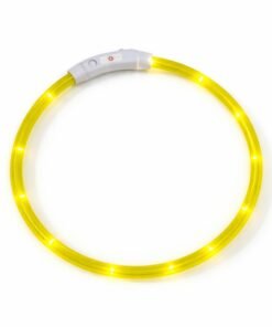 LED antkaklis (Geltona)