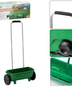 Rankinis sėklų ir trąšų barstytuvas su ratais 10L