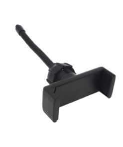 Universalus telefono laikiklis su lanksčia kojele