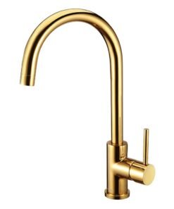 Elegantiškas ir modernus ADORA Imperia U Gold virtuvinis maišytuvas