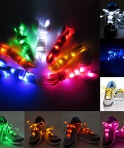 LED šviečiantys batų raišteliai - Raudona