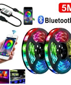 LED RGB USB juosta, 5 metrai