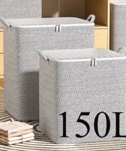 Sulankstoma daiktadėžė su užtrauktuku 150L