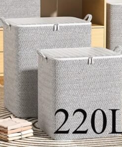 Sulankstoma daiktadėžė su užtrauktuku 220L