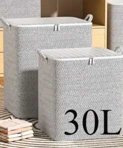 Sulankstoma daiktadėžė su užtrauktuku 30L