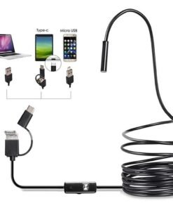 USB endoskopinė kamera 5 m su LED apšvietimu (Type-C / Micro USB)
