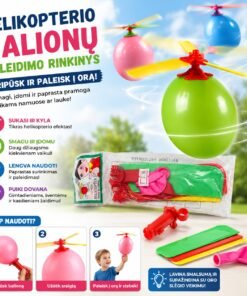 Helikopterio balionų paleidimo rinkinys