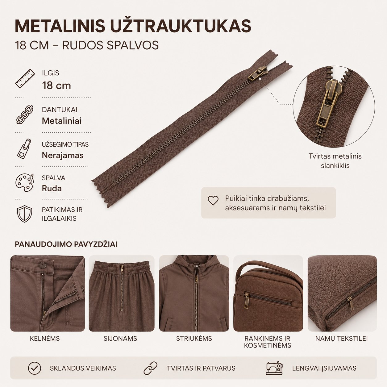 metalinis-uztrauktukas-18-cm-tamsiai-rudos-spalvos