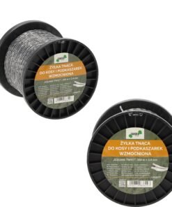 Sustiprintas pjovimo valas trimeriui „Square Twist“ 2,4 mm × 100 m