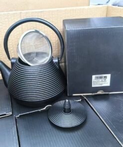 Ketaus arbatinukas su metaliniu sieteliu TR2309