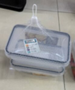 Plastikinių maisto laikymo indų rinkinys su dangčiais (2 vnt.) TR2358D