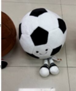 Pliušinis futbolo kamuolys su kojytėmis
