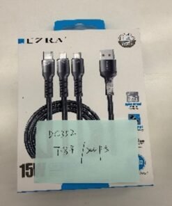 Universalus 3 viename įkrovimo laidas EZRA DC302 15 W