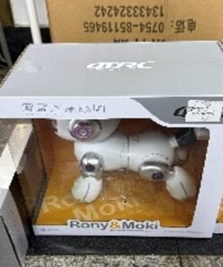 Interaktyvus robotas šuniukas su nuotolinio valdymo pultu (rožinis)
