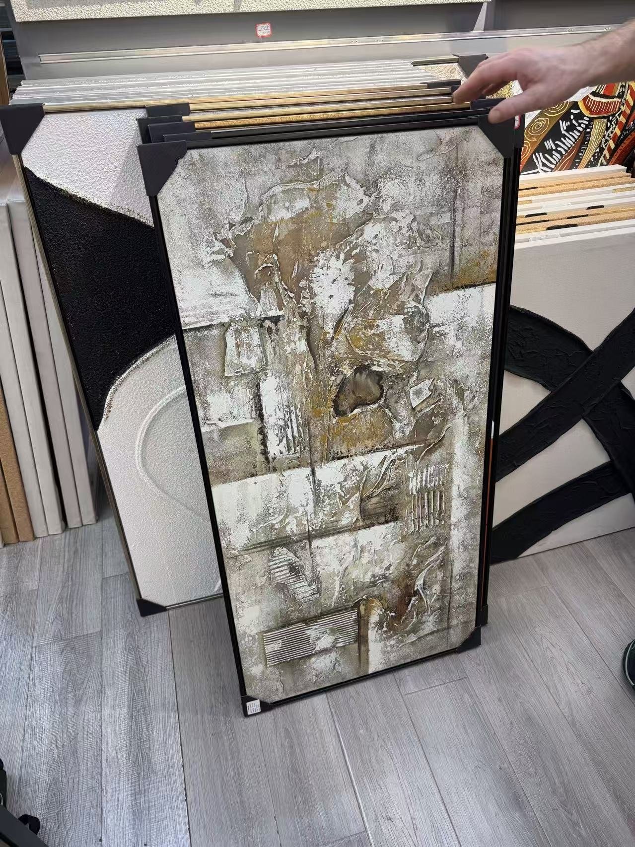 laiko-pedsakai-abstraktus-reljefinis-paveikslas-60-120-cm