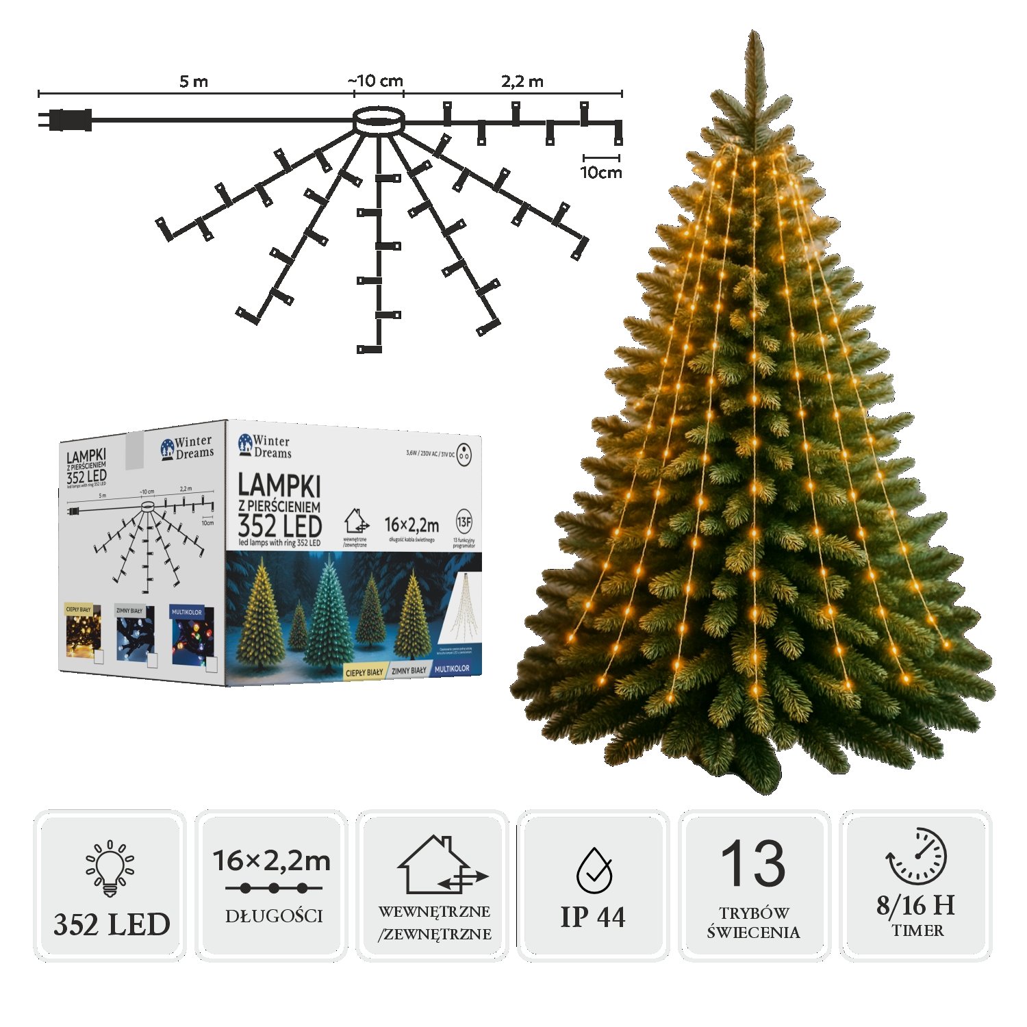 led-girlianda-su-ziedu-16-22-m-352-led-siltai-balta