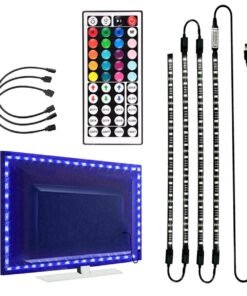 RGB LED juostų rinkinys, skirtas apšviesti TV