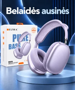 Belaidės ausinės EZRA BW97 Violetinės