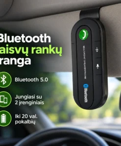 Bluetooth laisvų rankų įranga automobiliui
