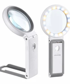 Lupa su LED apšvietimu ir stovu
